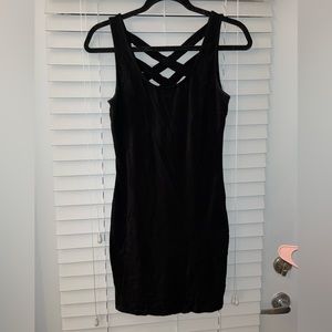 Cross back dress
